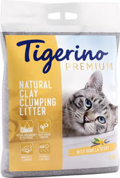 Produktbild von Tigerino Premium Katzenklumpstreu mit Vanilleduft 12 kg - 12 kg