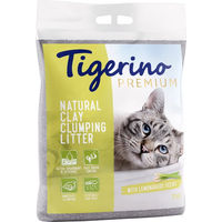Produktbild von Tigerino Premium Katzenklumpstreu Zitronengrasduft 12 kg - 12 kg