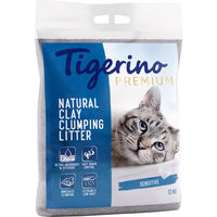 Produktbild von Tigerino Premium Katzenstreu Sensitive unparfümiert 12 kg - 12 kg