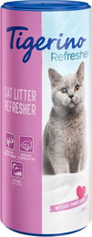 Produktbild von Tigerino Refresher Naturton-Deodorant für Katzenstreu Babypuder 2 x 700 g - 2 x 700 g