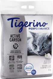 Produktbild von Tigerino x Febreze Performance Active Carbon Katzenklumpstreu mit Duft nach frischer Wäsche 12 kg - 12 kg