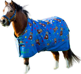 Tikaboo Cool Shetland Standard Pferdedecke Blau 107cm – Bild 1 von 1