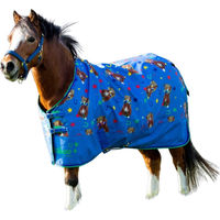 Produktbild von Tikaboo Cool Shetland Standard Pferdedecke Blau 107cm