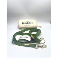Produktbild von Tinklylife Hundeleine mit Schlaufe Grün 215cm