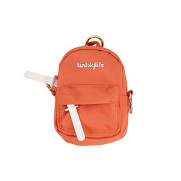 Produktbild von Tinklylife Mini-Hunderucksack aus wasserabweisendem Polyester in Orange