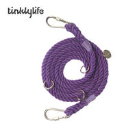Produktbild von Tinklylife Rainbow 6 In 1 Hundeschleppleine aus Baumwolle in Fuchsia - 210 cm