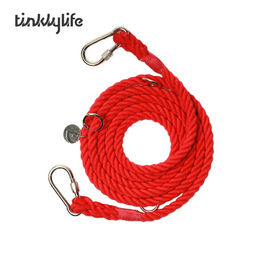 Produktbild von Tinklylife Rainbow 6 in 1 Hundeschleppleine aus Baumwolle Rot Bunt 210 cm