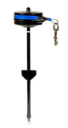 Produktbild von Tirrito Rollleine für Hunde aus Metall Medium Schwarz Blau - 1,5 kg