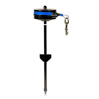 Produktbild von Tirrito Rollleine für Hunde aus Metall Medium Schwarz Blau - 1,5 kg