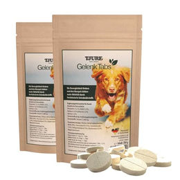Tjure Gelenk Tabs Sparpaket Gelenktabletten für Hunde mit MSM und Glucosamin 500 g - 2 x 250 g – Bild 1 von 8