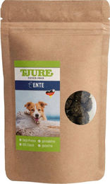 Tjure Hund Leckerli Trockenfleisch Ente getreidefrei mit hohem Fleischanteil 150 g - 150 g – Bild 1 von 4
