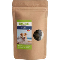 Produktbild von Tjure Hund Leckerli Trockenfleisch Ente getreidefrei mit hohem Fleischanteil 150 g - 150 g