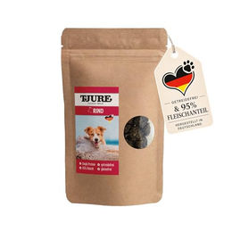TJURE Hundesnack Rind 150g getreidefrei mit 95% Fleischanteil ohne Zusatzstoffe – Bild 1 von 3