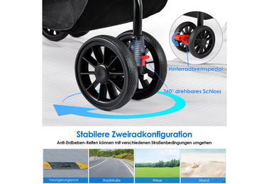 TLGREEN 3 in 1 Hundebuggy Schwarz als klappbare Transportbox und Haustiernest für Hunde bis 30 kg – Bild 1 von 4