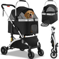 Produktbild von TLGREEN Hundebuggy klappbar aus Aluminium für kleine Hunde und Katzen
