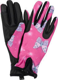 Produktbild von Tocarra Equipage Reithandschuhe für Mädchen in Rosa aus Polyester für den Sommer Größe 10/12 Jahre