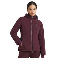 Produktbild von Tommy Equestrian Pufferjacke Performance Reitjacke Bordeaux Rot Waterproof Winter Polyester