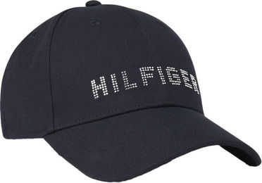 Tommy Hilfiger Baseball-Cap Florence Strass für Damen in Blau oder Schwarz aus Polyester Größe 58 – Bild 1 von 2