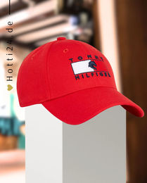 Produktbild von Tommy Hilfiger Cap Montreal Fierce Red wasserabweisend