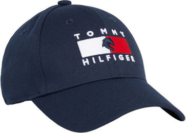 Tommy Hilfiger Cap Unisex Blau Wasserabweisend aus Polyester – Bild 1 von 2