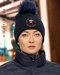 Produktbild von Tommy Hilfiger Damen Beanie Vancouver Mütze Blau Acryl