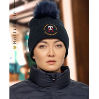 Produktbild von Tommy Hilfiger Damen Beanie Vancouver Mütze Blau Acryl