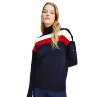 Produktbild von Tommy Hilfiger Damen Pullover Statement TH Desert Sky Blau