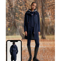 Produktbild von Tommy Hilfiger Damen Regenmantel Washington Blau Waterproof