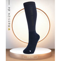 Produktbild von Tommy Hilfiger Damen Socken Paris aus Baumwolle Blau Schwarz Herbst/Winter