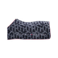 Produktbild von Tommy Hilfiger Equestrian Abschwitzdecke Dralon Monogram Desert Sky Blau Grau Polyester