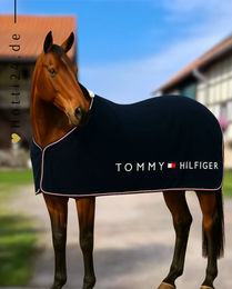 Produktbild von Tommy Hilfiger Equestrian Abschwitzdecke Light & Dry Desert Sky Blau