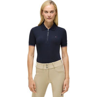 Produktbild von Tommy Hilfiger Equestrian Anaheim Reitshirt Damen Blau Baumwolle Größe L