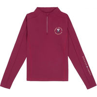 Produktbild von Tommy Hilfiger Equestrian Arizona Reitshirt Damen Fleece 1/4 Zip Rot Größe L