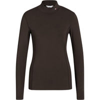 Produktbild von Tommy Hilfiger Equestrian Ava Trainingsshirt Damen mit hohem Halsausschnitt Braun XS