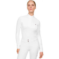 Produktbild von Tommy Hilfiger Equestrian Avon Reitshirt Damen Weiß Baumwolle Größe L