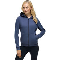 Produktbild von Tommy Hilfiger Equestrian Beverly Zip Up Hoodie Damen Blau Baumwolle Größe M