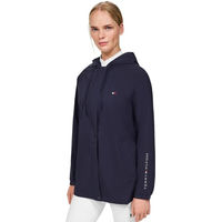 Produktbild von Tommy Hilfiger Equestrian Bolton Unisex Regenjacke aus Polyester in Blau Größe S wasserdicht