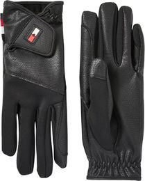 Produktbild von Tommy Hilfiger Equestrian Bryce Reithandschuhe aus Leder für Damen und Herren Schwarz Taille 7 Winter