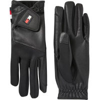 Produktbild von Tommy Hilfiger Equestrian Bryce Reithandschuhe aus Leder für Damen und Herren Schwarz Taille 9 Winter