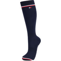 Produktbild von Tommy Hilfiger Equestrian Byron Kniestrümpfe Winter 2er Pack Blau Grösse 43/46