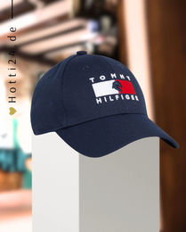 Produktbild von Tommy Hilfiger Equestrian Cap Montreal Desert Sky Blau wasserabweisend