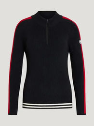 Produktbild von Tommy Hilfiger Equestrian Carol Rollkragenpullover Damen Blau Schwarz