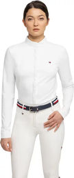 Produktbild von Tommy Hilfiger Equestrian Charlotte Turnier-Reithemd Damen Weiß Größe M