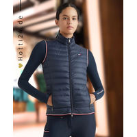 Produktbild von Tommy Hilfiger Equestrian Daunenweste für Damen Desert Sky Blau wasserabweisend