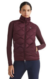 Produktbild von Tommy Hilfiger Equestrian Daunenweste für Damen in Deep Burgundy wasserabweisend