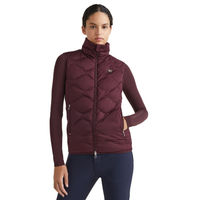 Produktbild von Tommy Hilfiger Equestrian Daunenweste für Damen in Deep Burgundy wasserabweisend