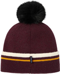 Tommy Hilfiger Equestrian Dean Pom Pom Beanie in Deep Burgundy – Bild 1 von 1