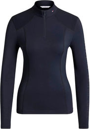 Tommy Hilfiger Equestrian Echo 14 Zip Trainingsshirt Damen Marine XL – Bild 1 von 2