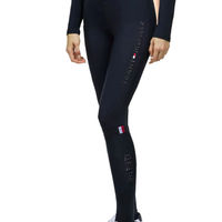 Produktbild von Tommy Hilfiger Equestrian Elmira FullGrip Reitleggings für Damen in Desert Sky Blau Winter