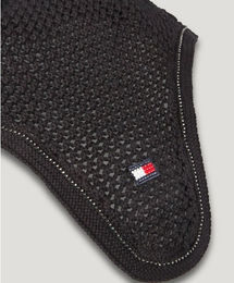 Tommy Hilfiger Equestrian Fliegenhaube Schwarz aus Häkelmaterial – Bild 1 von 1